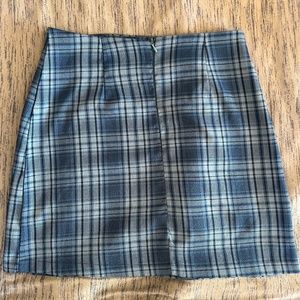 Small Blue Paid Shein Skirt 16” 97% Polyester 3% Spandex